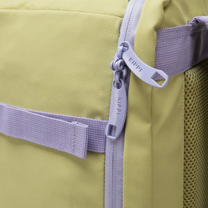 Combo Mochilas de Viaje Viral Kippi 45L Pistacho + Rosada Resistentes al Agua.