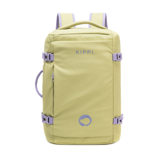 Mochila de Viaje Viral Cabina 45 L. Resistente al Agua. Kippi Pistacho