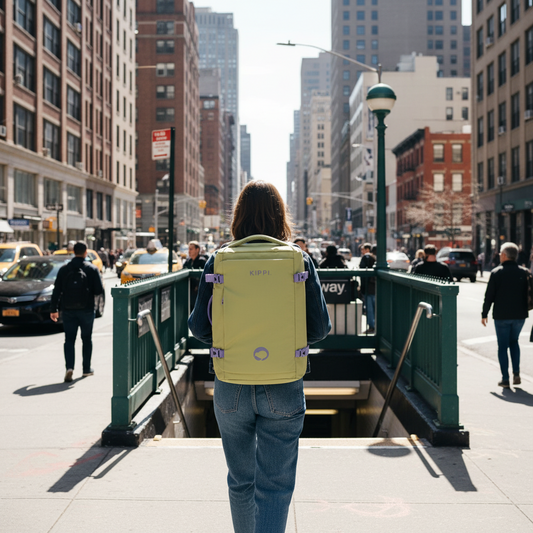 Mochila de Viaje Viral Cabina 45 L. Resistente al Agua. Kippi Pistacho