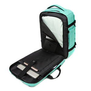 Mochila de Viaje Viral Cabina 45 L. Resistente al Agua. Kippi Menta