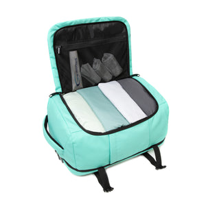 Mochila de Viaje Viral Cabina 45 L. Resistente al Agua. Kippi Menta