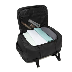 Combo Mochila de Viaje Viral 45L. Resistente al Agua Kippi Negro + Bandolera Cruzado XB 11565 Negra Navigator