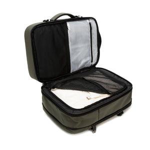 Mochila de Viaje Viral Expandible Cabina Kippi Oliva 45L