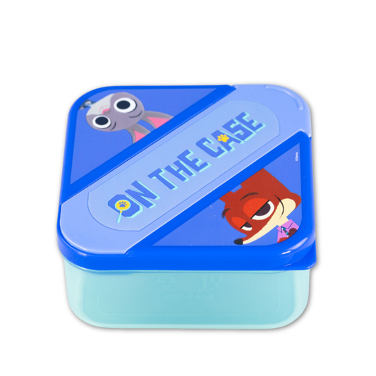 Hermetico 850ml + Cubiertos Pp Zootopia