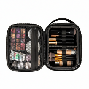 Combo Banano Silicona Rosado y Organizador de Viaje y Cosmetiquero 24cm x 18cm Gout Negro