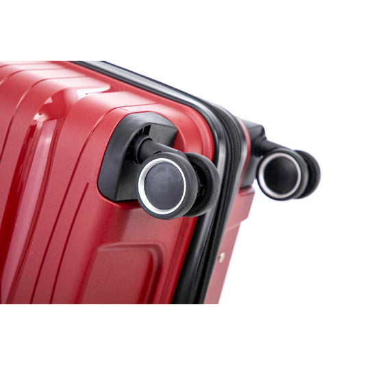 Maleta Kippi Cabina (S) Rígida Ultra Resistente y Expandible Wavy Rojo