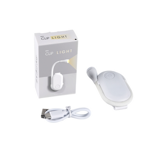 Luz de Lectura - Mini Clip Compacta Y Portable - USB Blanco
