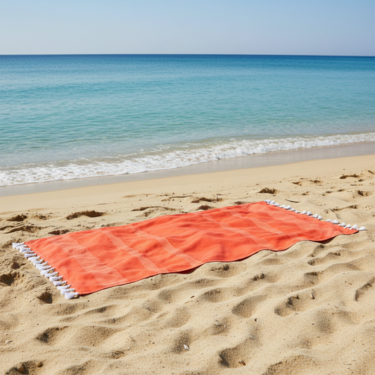 Toalla Playa Turca 80x160Cm Coral