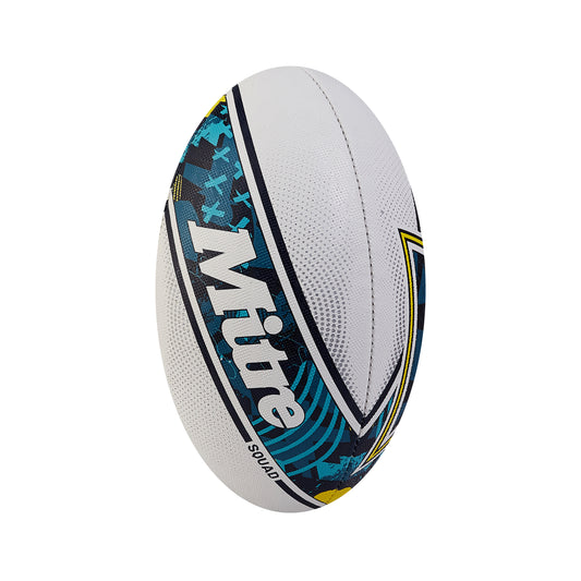 Balon Rugby Squad Blancoazul Marino T5