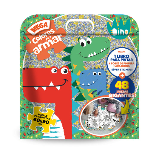 Mega Colores Para Armar Dino
