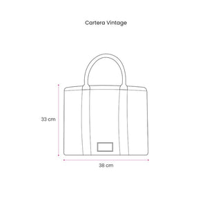 Cartera Tote Bag Vintage 15.5Lts Wappy Mujer