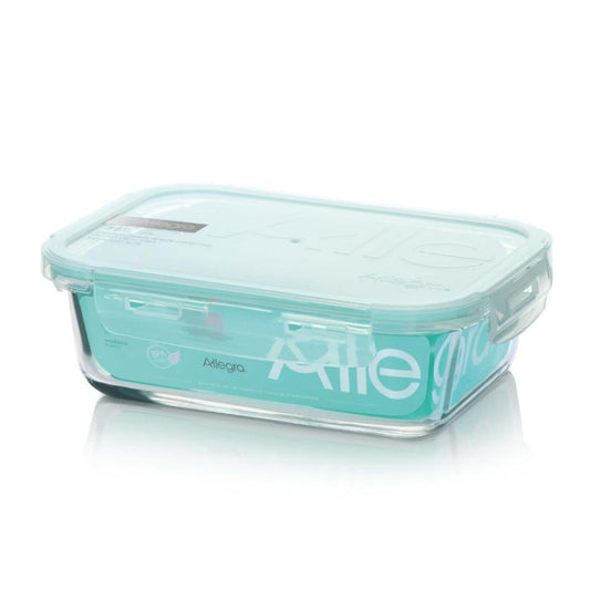 Contenedor de Vidrio Rectangular 1500 ML
