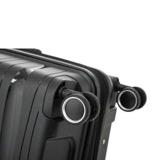 Combo 2 Maletas. Maleta Kippi (L) Rígida Wavy Negro y Maleta de Cabina (S) Grafito