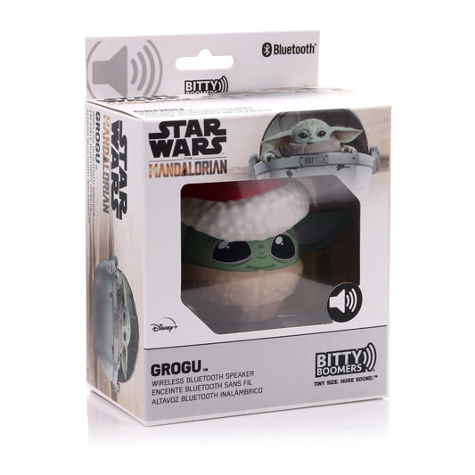 Parlante Bluetooth Portátil Grogu Navideño Star Wars Bitty Boomers