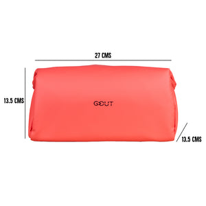 Combo Maleta Cabina S 20" Negra Marksman Ultra Resistente + Travel Bag Gout Coral