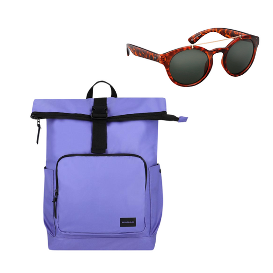 Combo 50% OFF Mochila Preston Violeta + Lentes de sol Rotter & Krauss