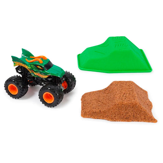 Monster Jam Set Veh + Kinetic Sand