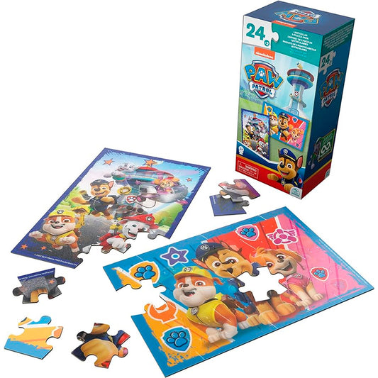 Paw Patrol 2 Puzzles 24 Piezas Lenticular