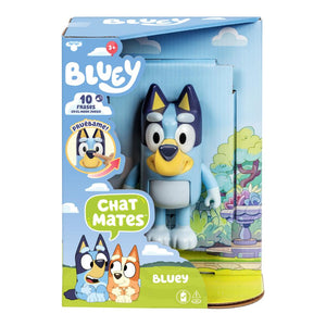 Figura Bluey Chat Mates con 10 Frases