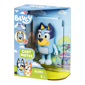 Figura Bluey Chat Mates con 10 Frases