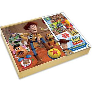 Puzzle Toy Story 5 en 1 Caja de Madera