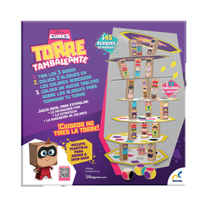 Juego de Mesa Disney Cubes Torre Tambaleante