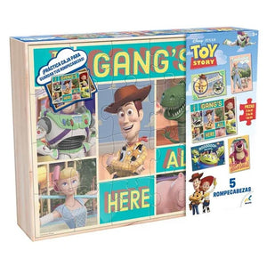 Puzzle Toy Story 5 en 1 de Madera