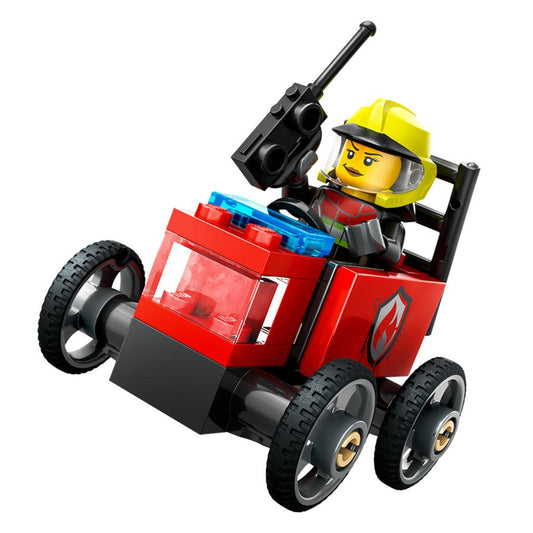 LEGO Pizza Vs Camión De Bomberos