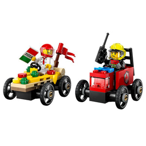 LEGO Pizza Vs Camión De Bomberos