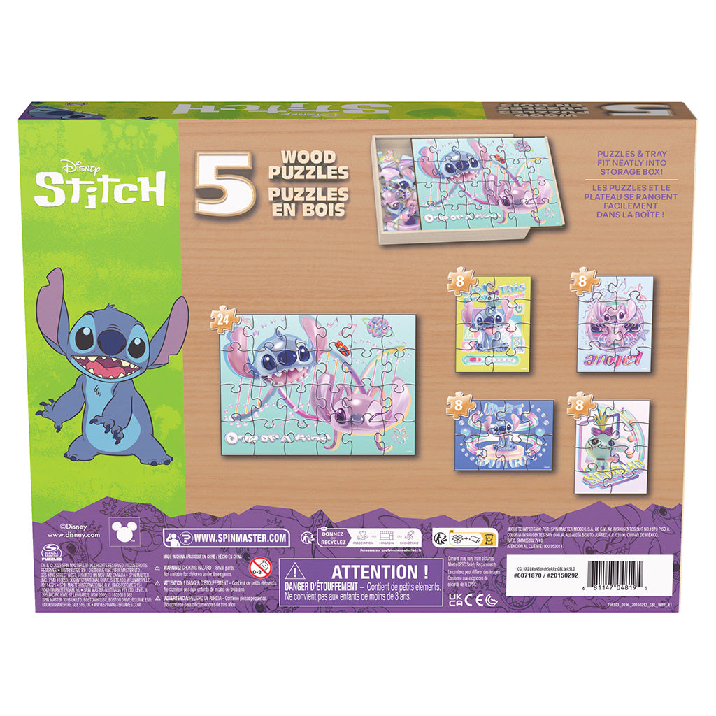 Puzzle Stitch de Madera 5 en 1