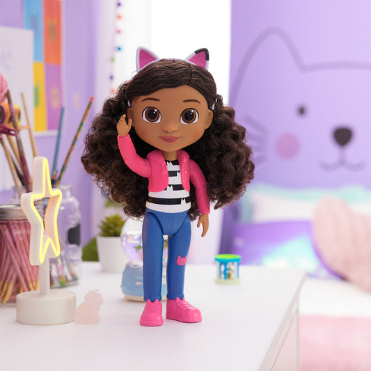 Gabby Muñeca 30Cm Con Cintillo Gato