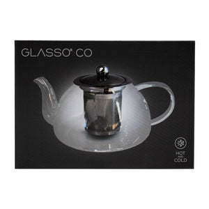 Combo Caja Organizadora de Té Day + Tetera Vidrio Glasso 1L
