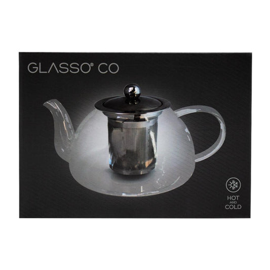 Combo Caja Organizadora de Té Day + Tetera Vidrio Glasso 1L