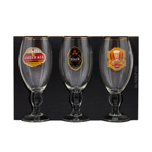 Set 3 Copón Cervecero Glasso