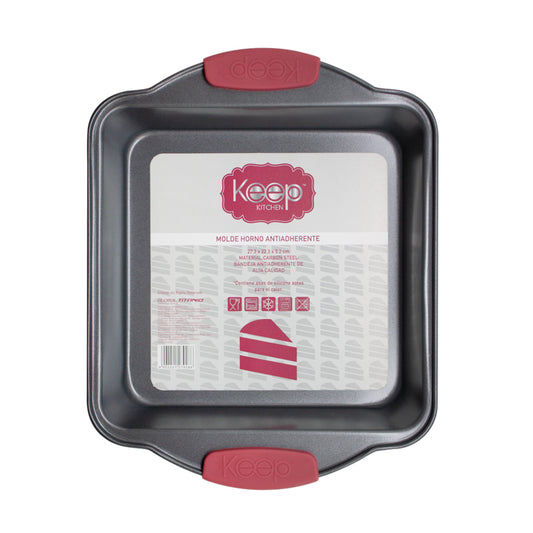 Molde Horno Cuadrado Antiadherente Keep