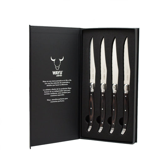Set 4 Cuchillos Black Mesa Wayu Limited