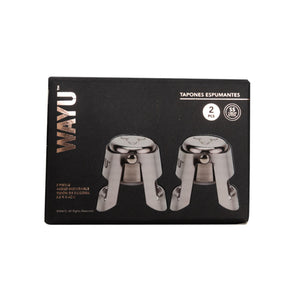 Set 2 Tapones Espumante/Champagne Wayu