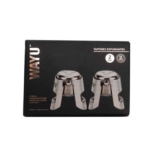 Set 2 Tapones Espumante/Champagne Wayu