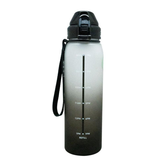 Botella Medidas Rubber 1l - Negro