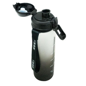 Botella Medidas Rubber 1l - Negro