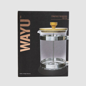 Combo Prensa Francesa Wayu 800 ml + Café molido Juan Valdez Colina 250 g