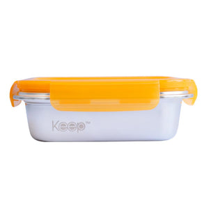 Hermeticos Metalico 650 Ml Keep Amarillo