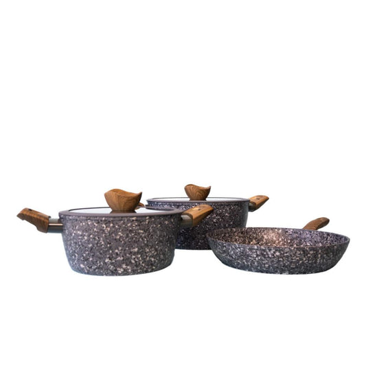 Set Batería De Cocina Keep Rokka + Utensilios Doral 11 Piezas