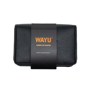Juego De Naipes Estuche Cuero Vegano Way