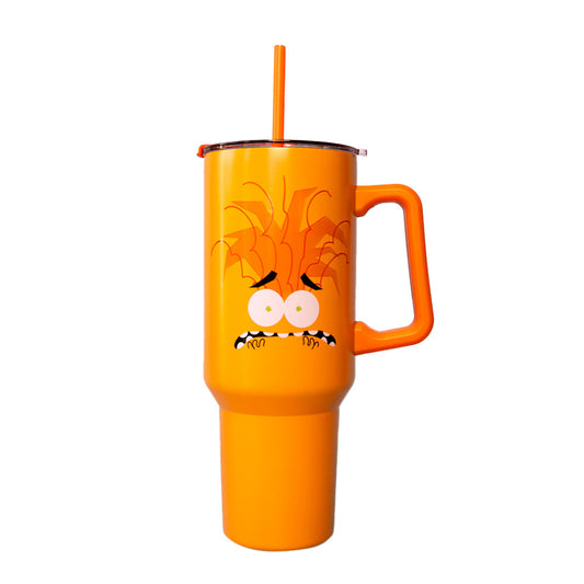 Mug Térmico Intensamente Acero Inoxidable 1,1Lt Naranjo