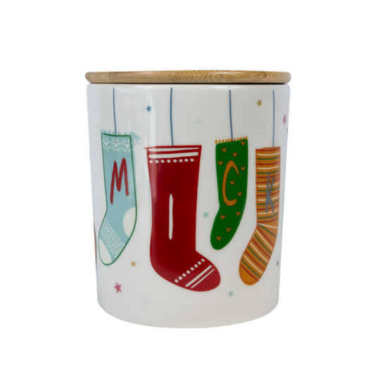 Contenedor Cerámica 900 ml Navidad Disney Classic