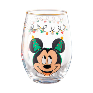 Set 2 Vasos Redondos 550ml Navidad Disney Classic