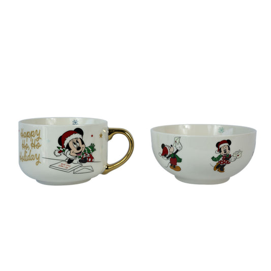Set Tazón 520 Ml + Bowl 650ml Navidad Disney Classic