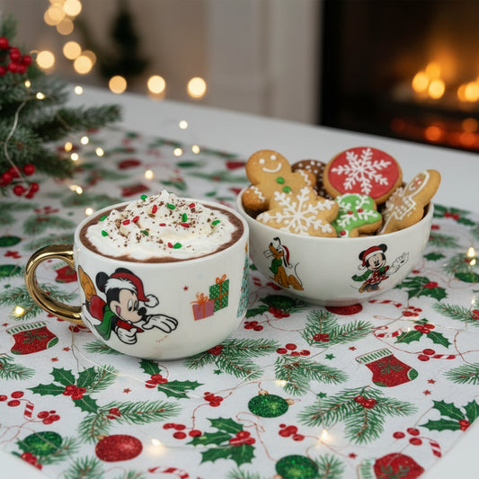 Set Tazón 520 Ml + Bowl 650ml Navidad Disney Classic