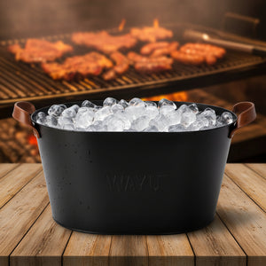 Hielera Metalica Ovalada Wayu